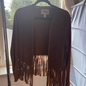 Real leather fringe jacket BOHO HIPPIE TRENDY